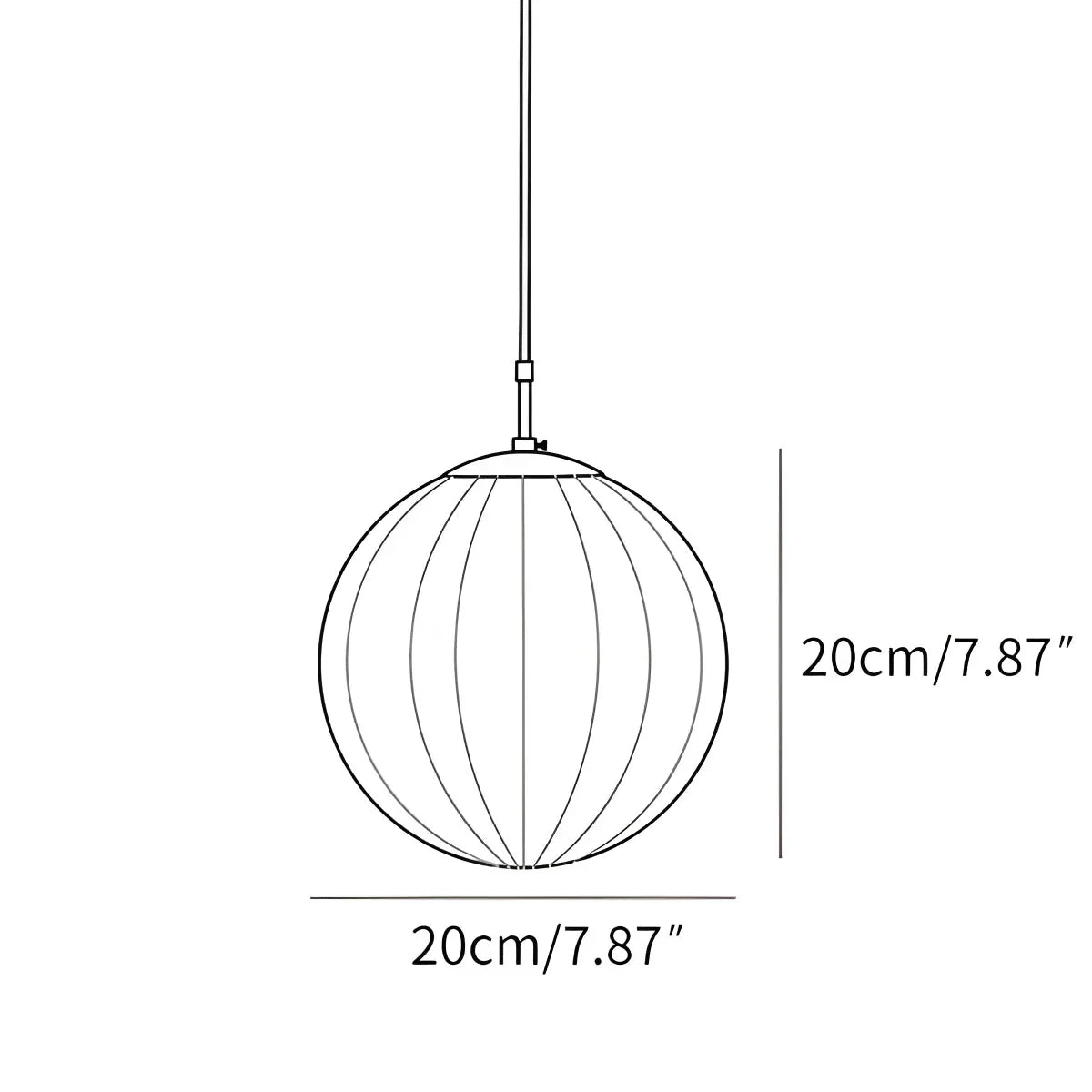 Luxora Nordic Water Pattern Glass Pendant Light with Warm Diffused Glow