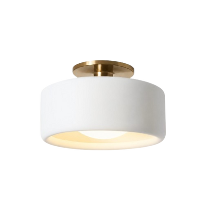Modern Porcelain Semi Flush Mount Ceiling Light 10