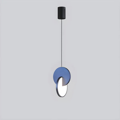 Modern Scandinavian LED hanging lamp – aluminum design lamp in unique shape 0