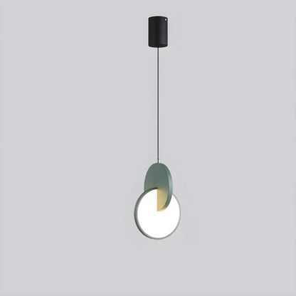 Modern Scandinavian LED hanging lamp – aluminum design lamp in unique shape 11