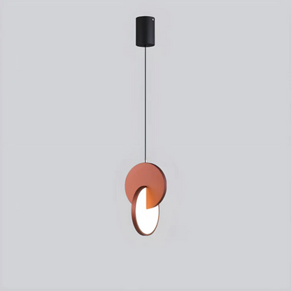 Modern Scandinavian LED hanging lamp – aluminum design lamp in unique shape 8