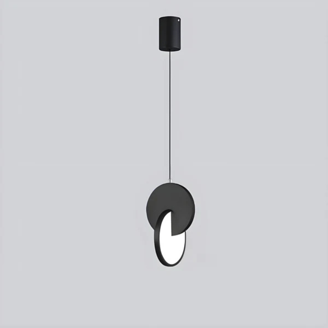 Modern Scandinavian LED hanging lamp – aluminum design lamp in unique shape 9