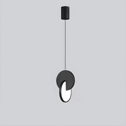 Modern Scandinavian LED hanging lamp – aluminum design lamp in unique shape 9
