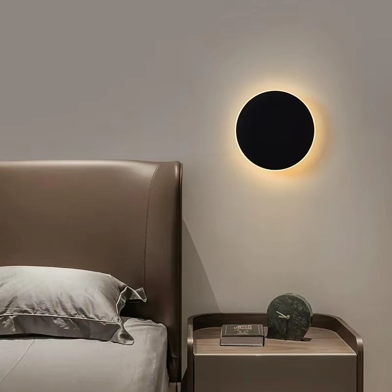 RoyaleGlow Round LED Outdoor Wall Sconce Stainless Steel With Acrylic Diffuser & IP65