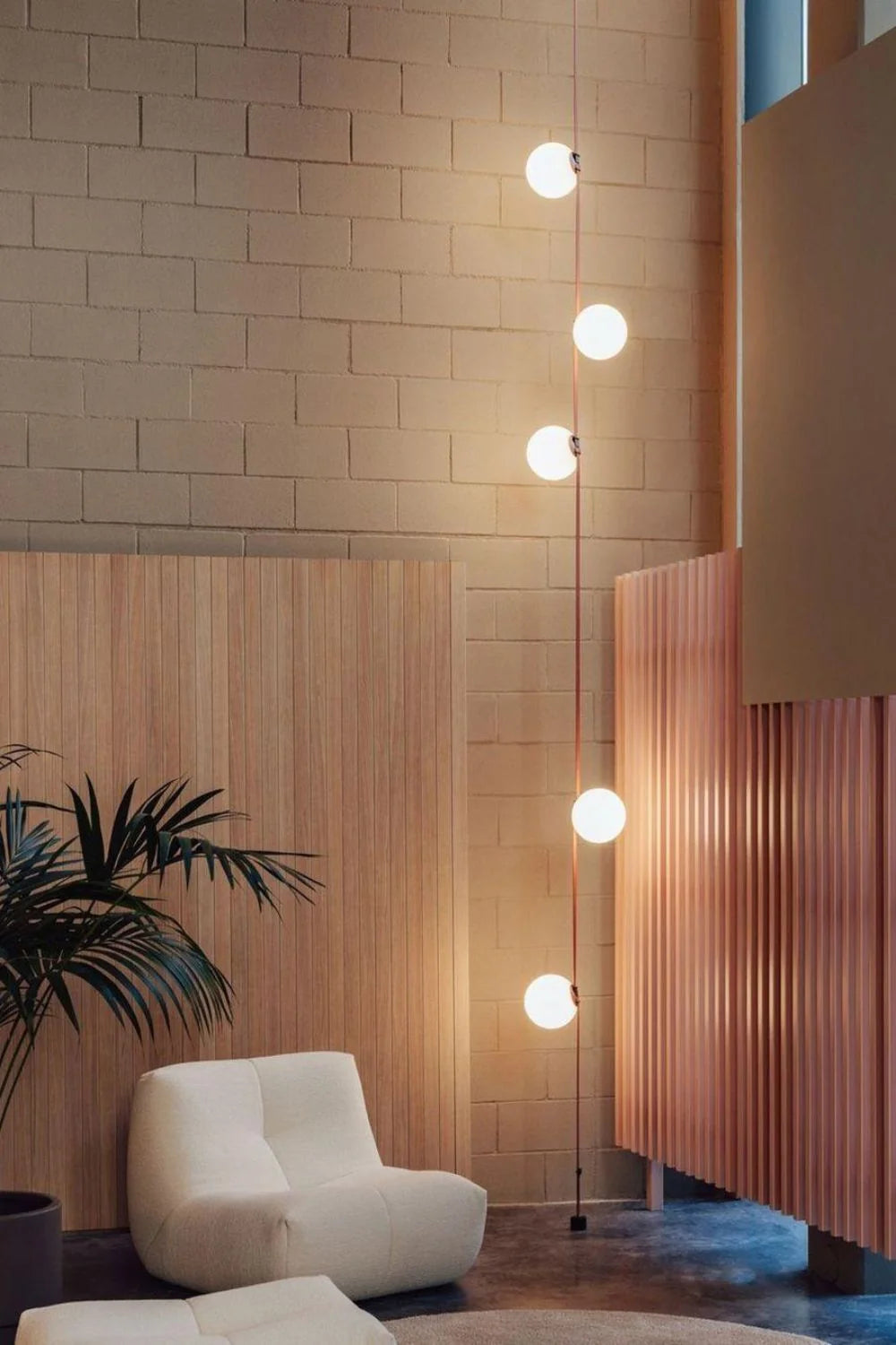 LuxRoyale Modern Globe Pendant Light with Leather Strap - Industrial Ceiling Lamp
