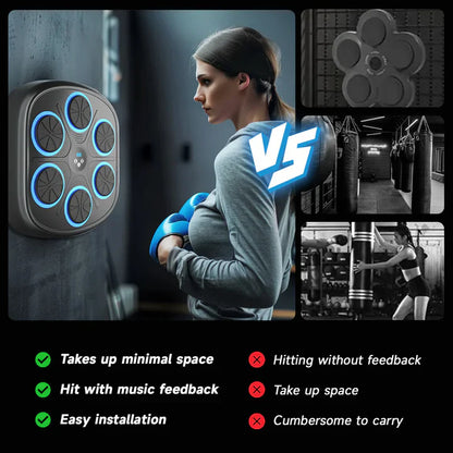 Royaleva Interactive Music Boxing Machine with Gloves