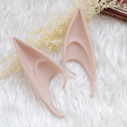 Mysterious Angel Elf Ears Latex Ears for Fairy Cosplay Costume Accessories Halloween Decoration Photo Props Adult Kids Toys 0