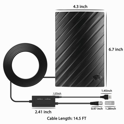 Royaleva Long Range Indoor HDTV 4k Digital Antenna 600