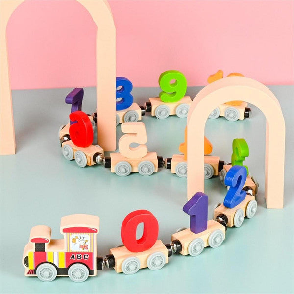 Luxora Magnetic Number Train Educational Toy For Children 1 to 3 Years Old
