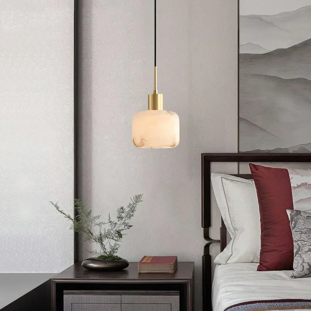Natural Alabaster Small Pendant Light 2