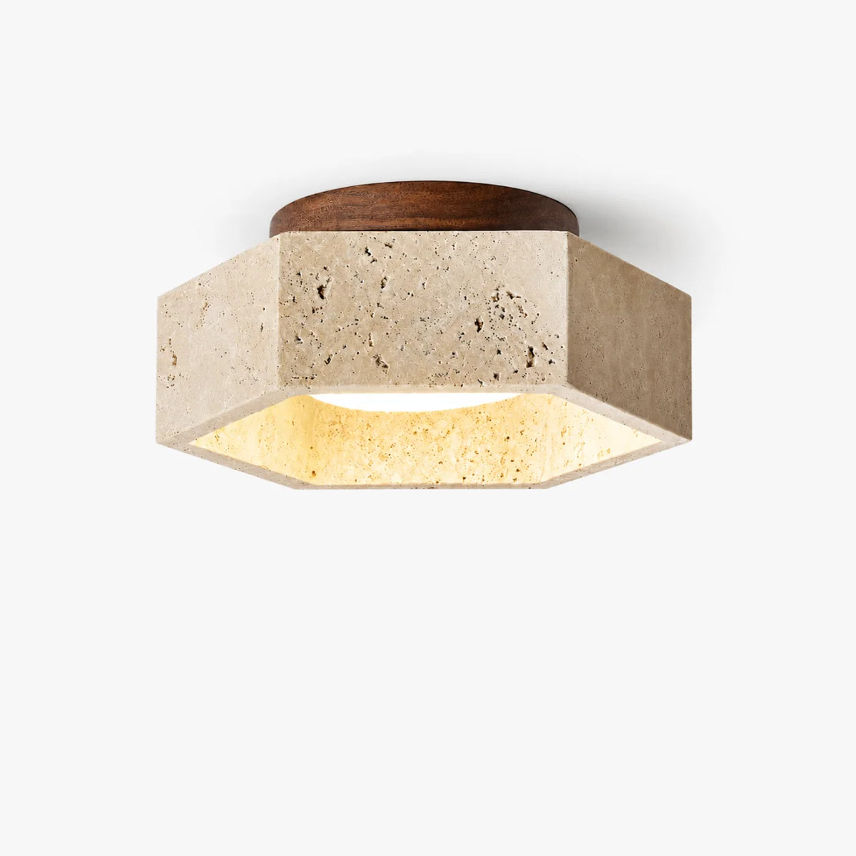 Navorune Travertine Ceiling Lamp 0