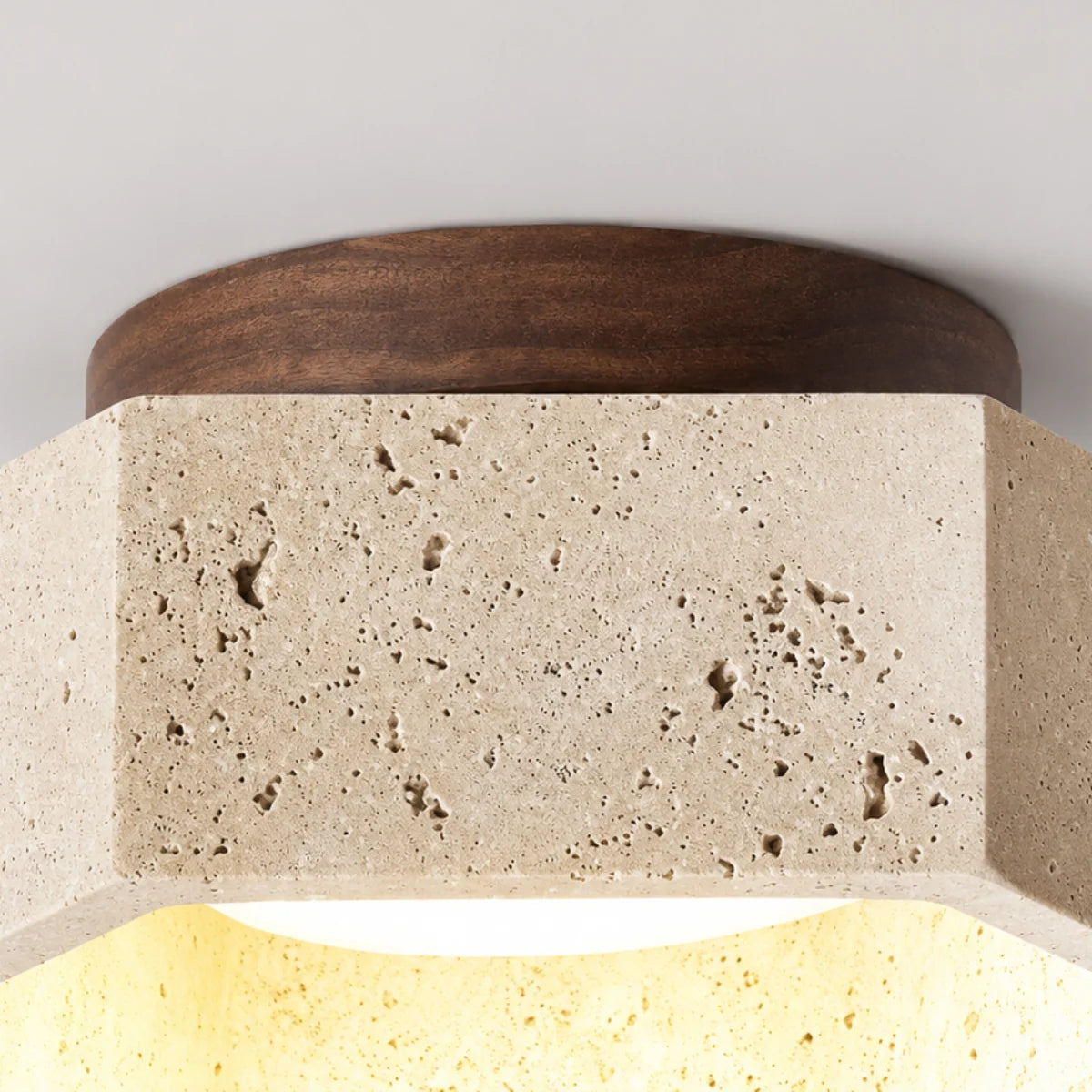 Navorune Travertine Ceiling Lamp 7