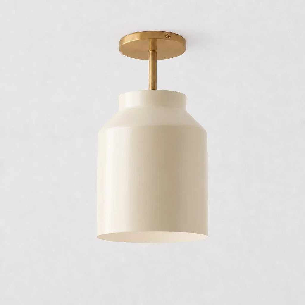 Nerys Nordic Minimalist Morandi Matte Metal Ceiling Light 10