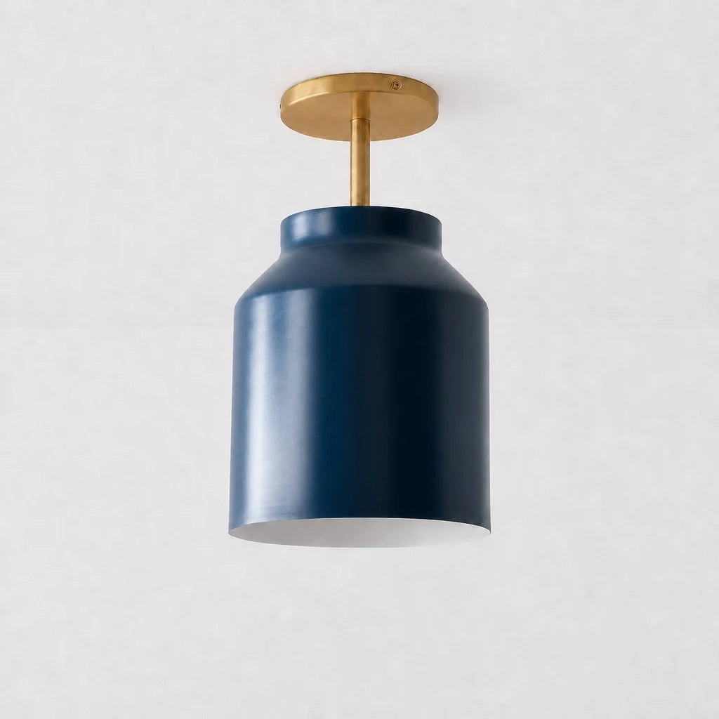 Nerys Nordic Minimalist Morandi Matte Metal Ceiling Light 15