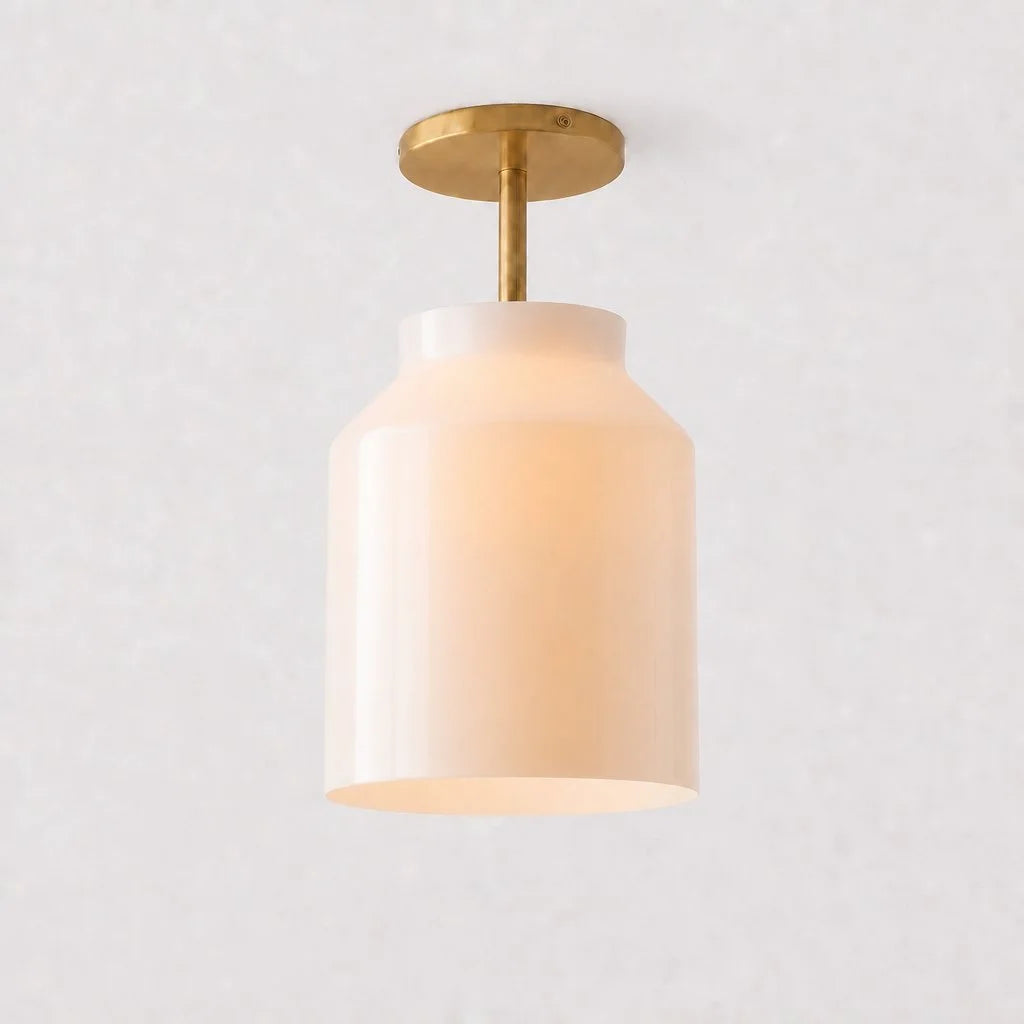 Nerys Nordic Minimalist Morandi Matte Metal Ceiling Light 16