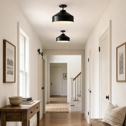 Nerys Nordic Minimalist Morandi Matte Metal Ceiling Light 8