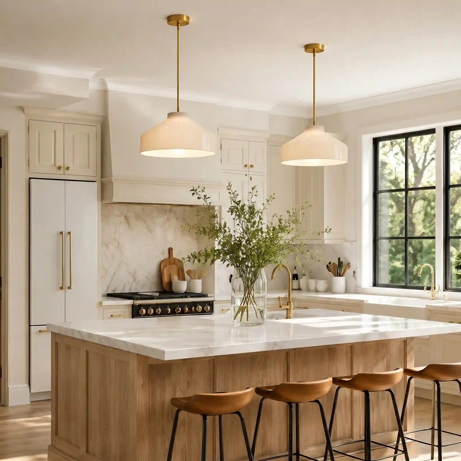 Nerys Nordic Minimalist Morandi Matte Metal Pendant Light 5