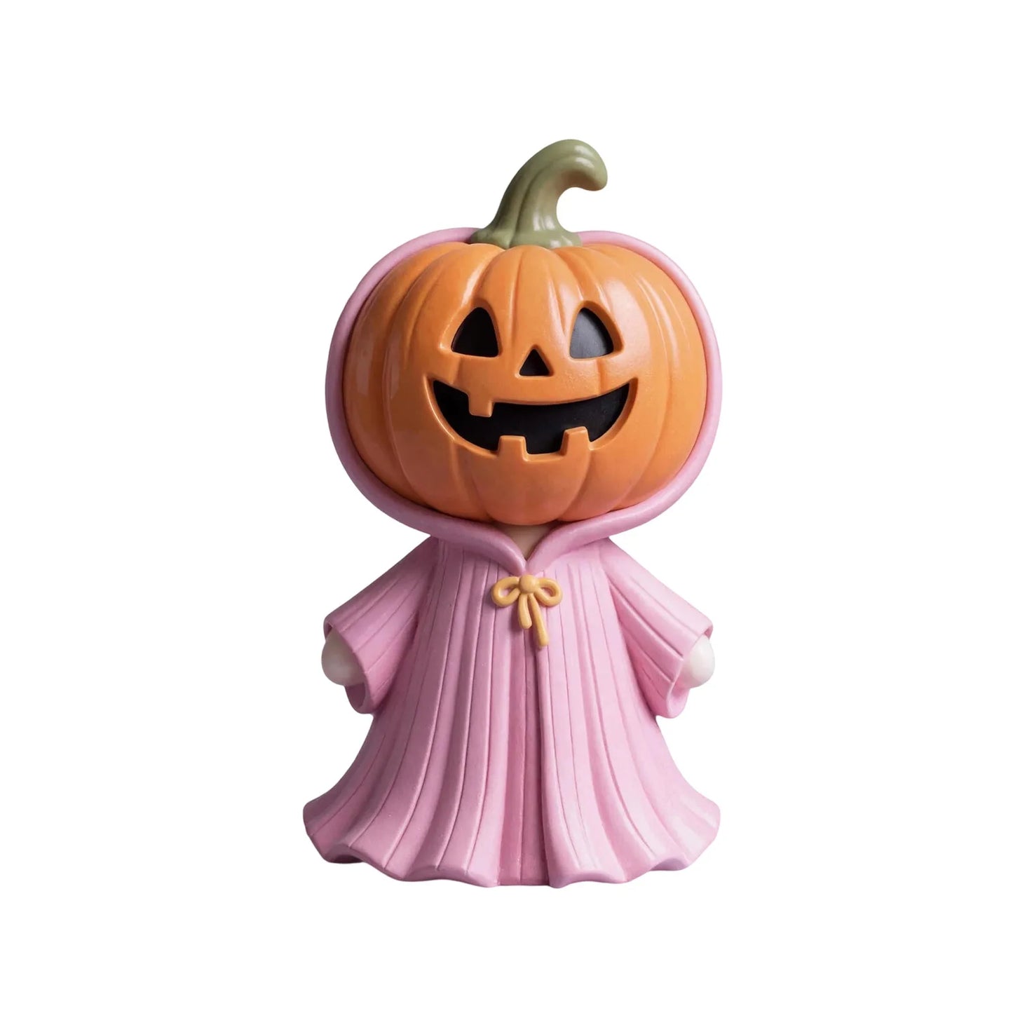 New Halloween Pink Pumpkin Ghost Resin Craft Ornament Cute Three-dimensional Decoration Cute Eye-catching 6