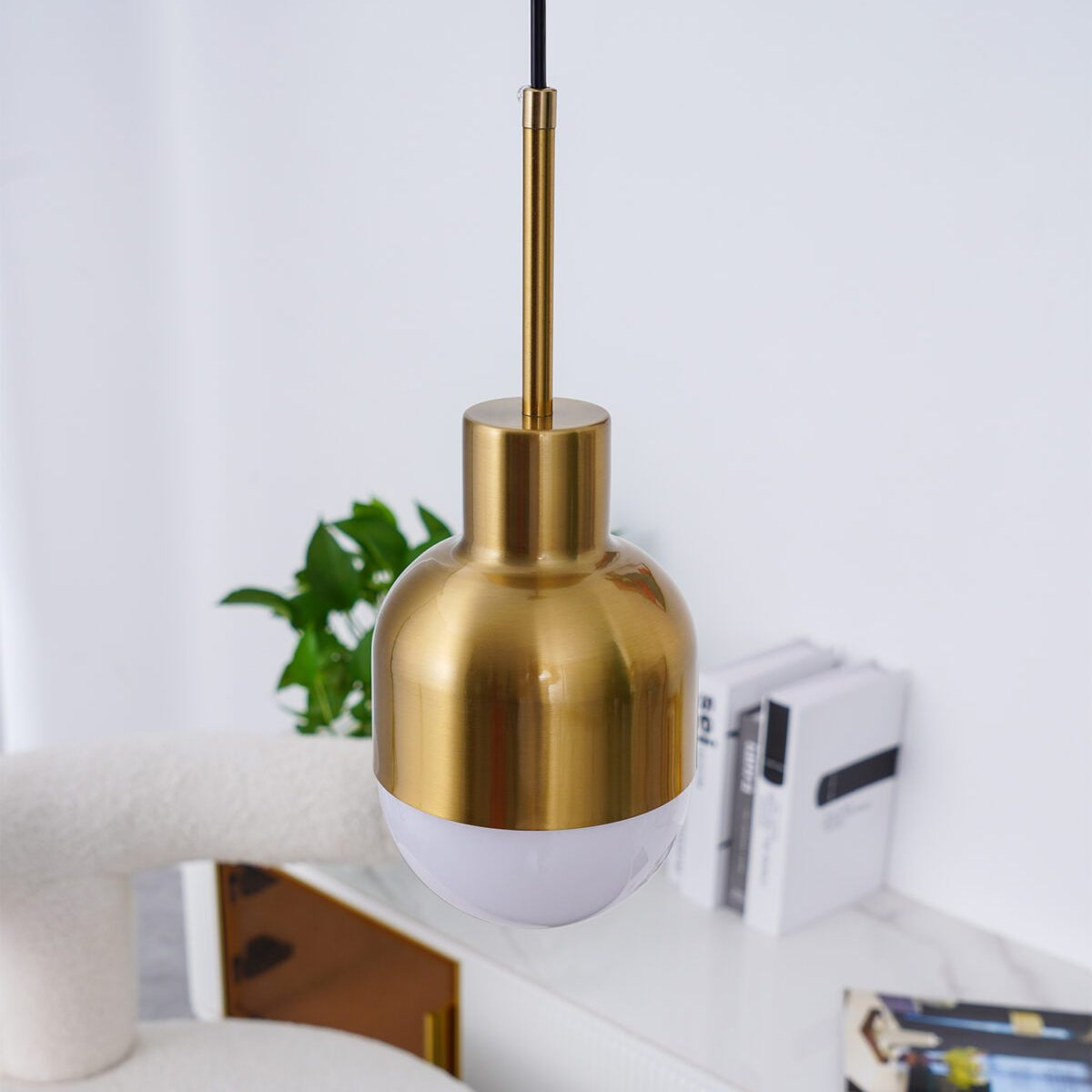 LuxRoyale Brass Pendant Droplights For Living Spaces