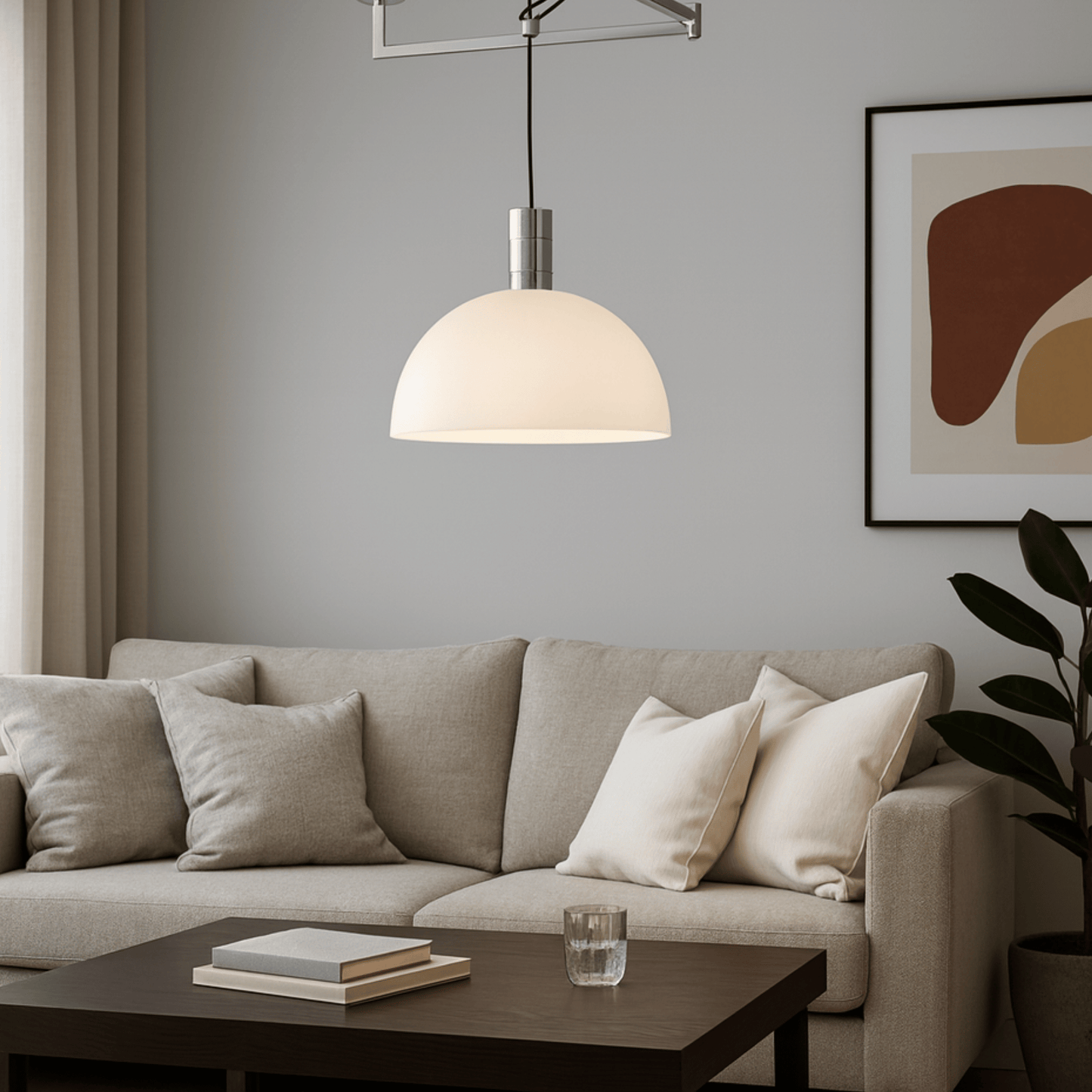 NordLuma Adjustable Swing-Arm Pendant Light 0