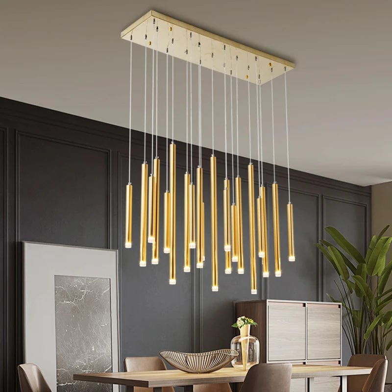 Nordi Rectangle Dining Room Chandelier 4