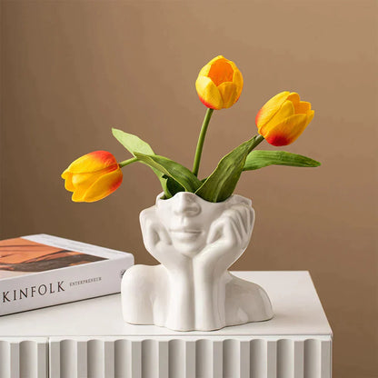 RoyaleGlow ArtVase | Unique and Modern Ceramic Vases