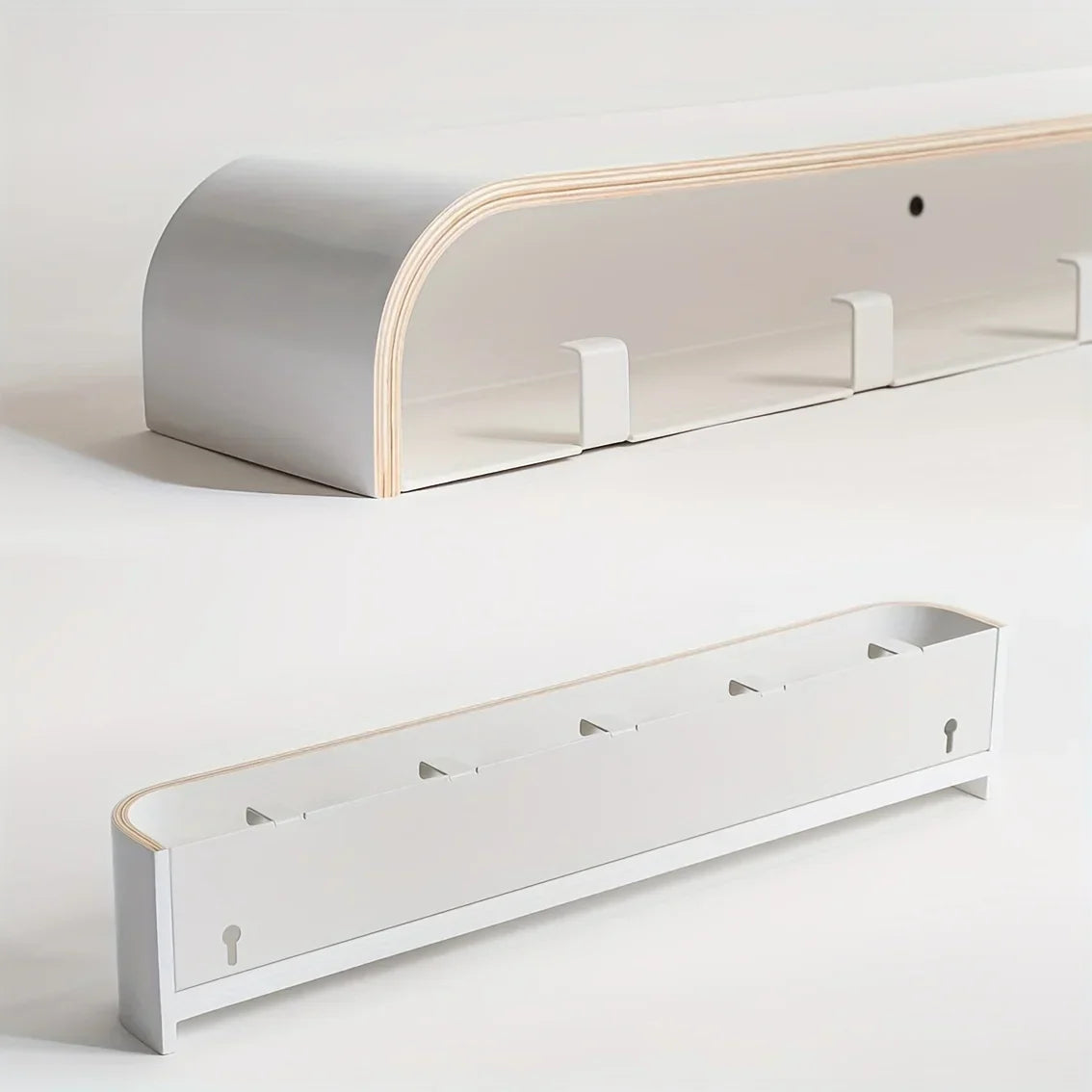 NordicHide Rack Wall wardrobe with shelf & hidden hooks Kalsten