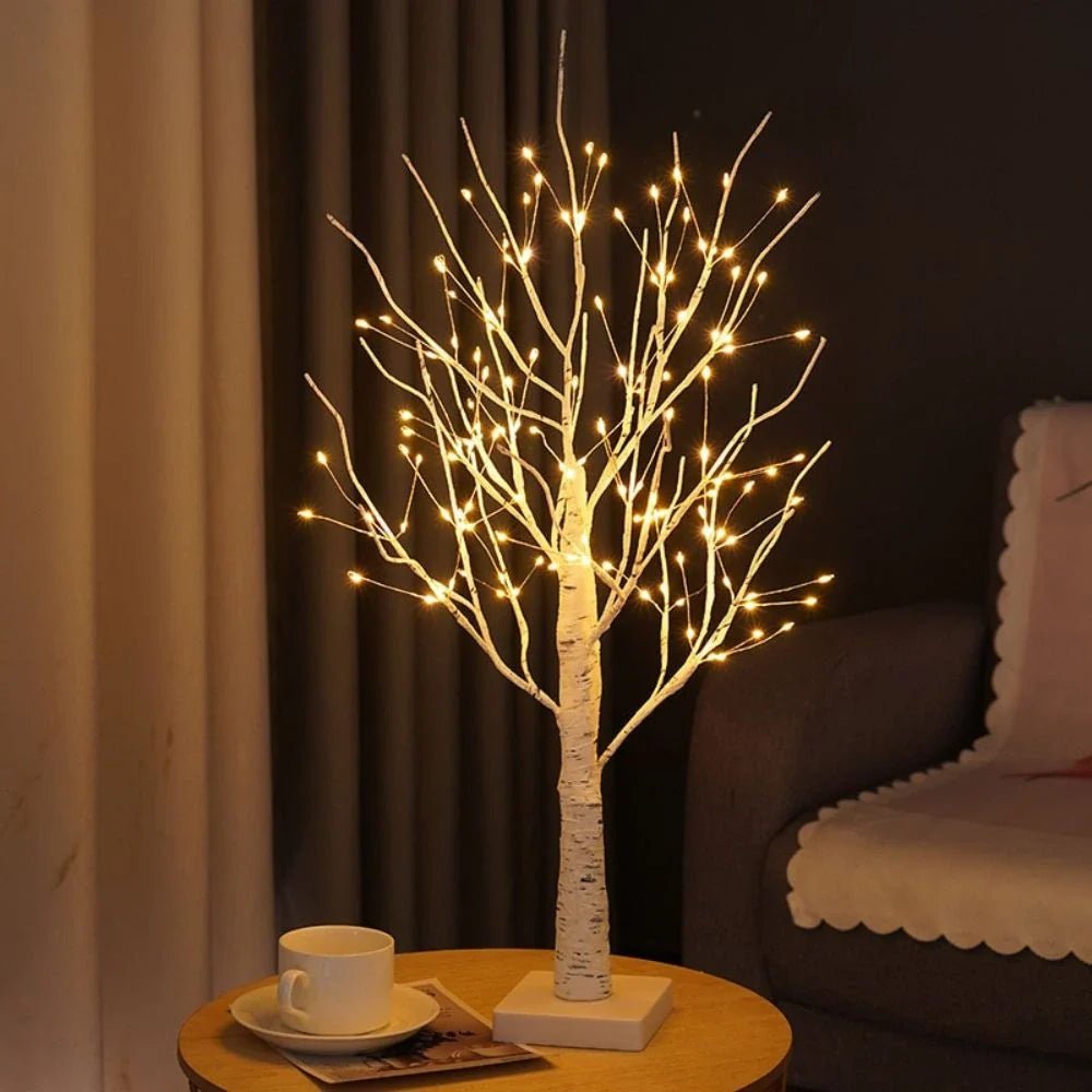 LuxRoyale Nordic Birch Tree Light Cozy Warm Glow Indoor Decor