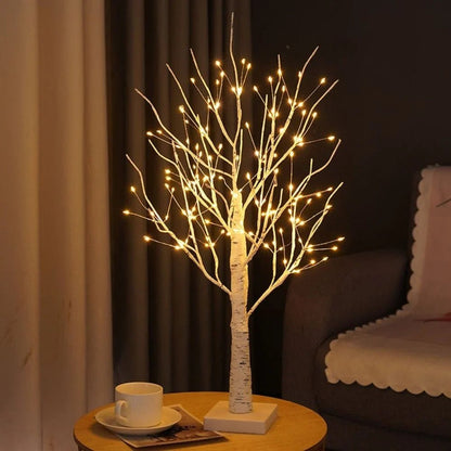 LuxRoyale Nordic Birch Tree Light Cozy Warm Glow Indoor Decor