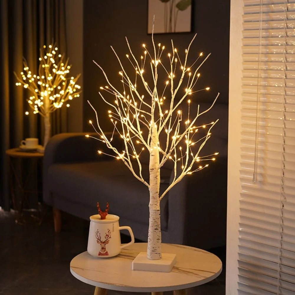 LuxRoyale Nordic Birch Tree Light Cozy Warm Glow Indoor Decor
