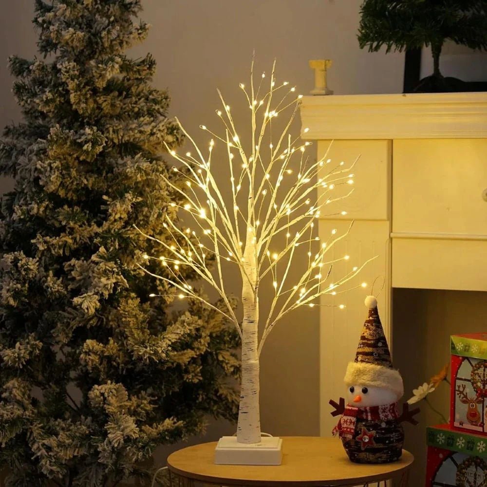 LuxRoyale Nordic Birch Tree Light Cozy Warm Glow Indoor Decor