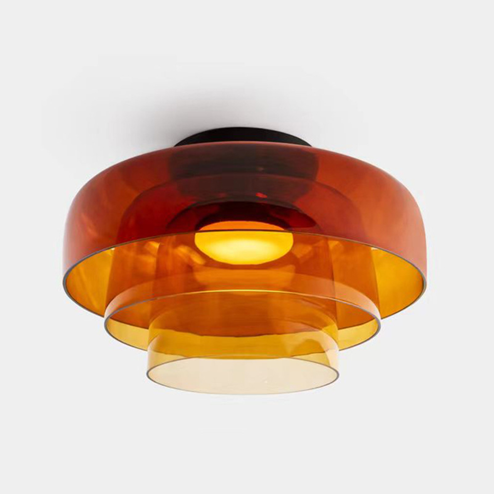 Nordic Contemporary LED Glass Ceiling Lamp 9