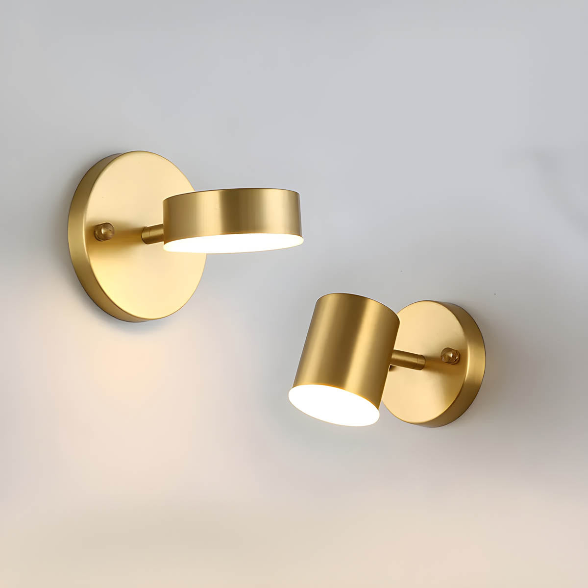 Nordic Copper LED Wall Lamps 1