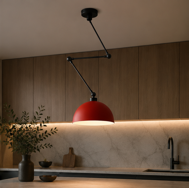 Nordic Creative Long Arm Ceiling Light Mounting Metal Spring Folding Telescopic Wall Light for Cafe Bar Clothing Store Loft Dining Room
