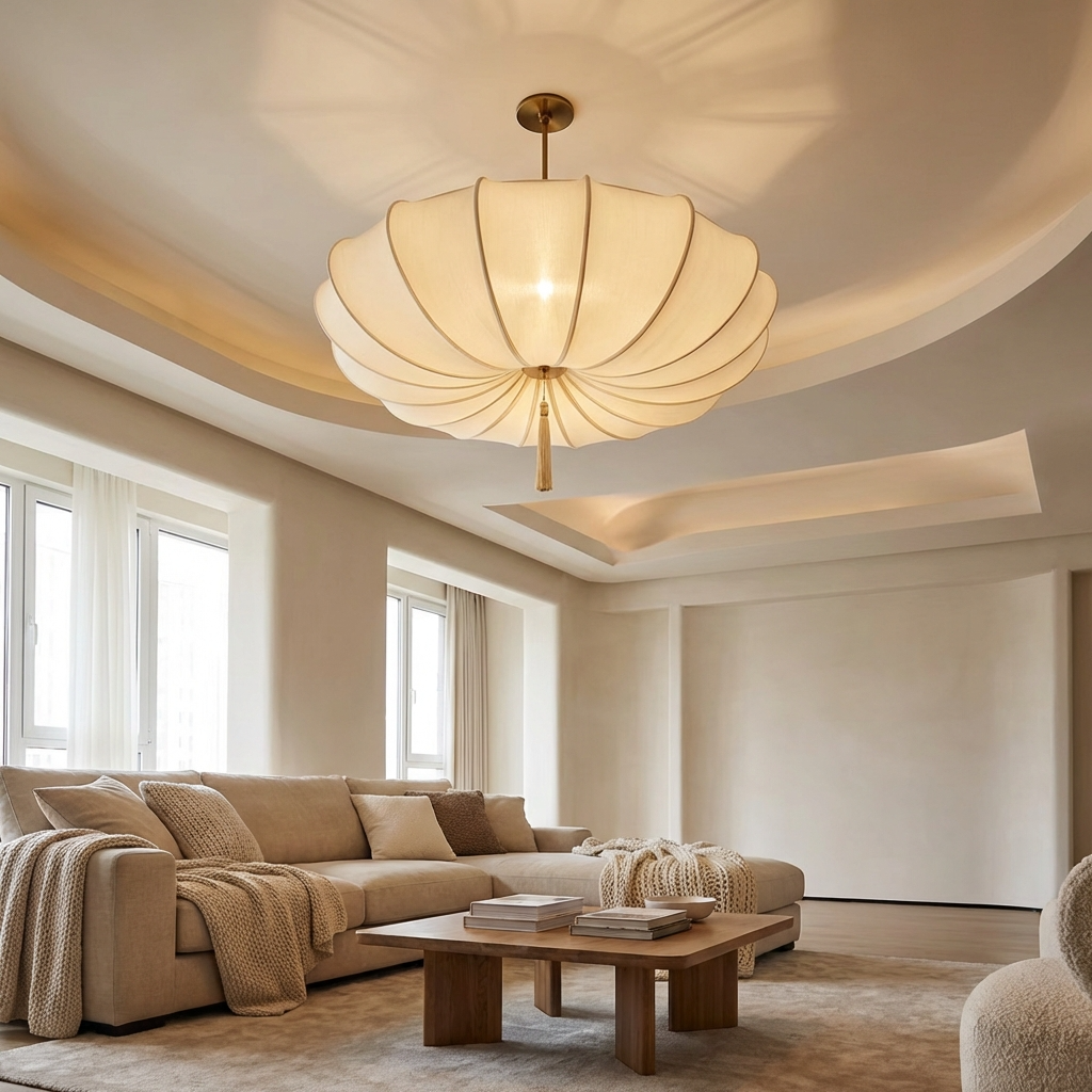 Nordic Fabric Wabi Sabi Chandelier