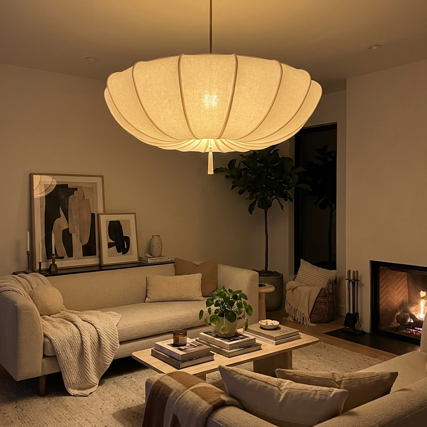 Nordic Fabric Wabi Sabi Chandelier