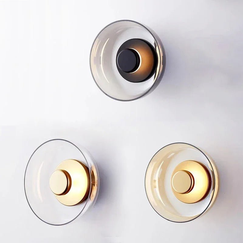 Nordic Glass Bowl Wall Lamp 3