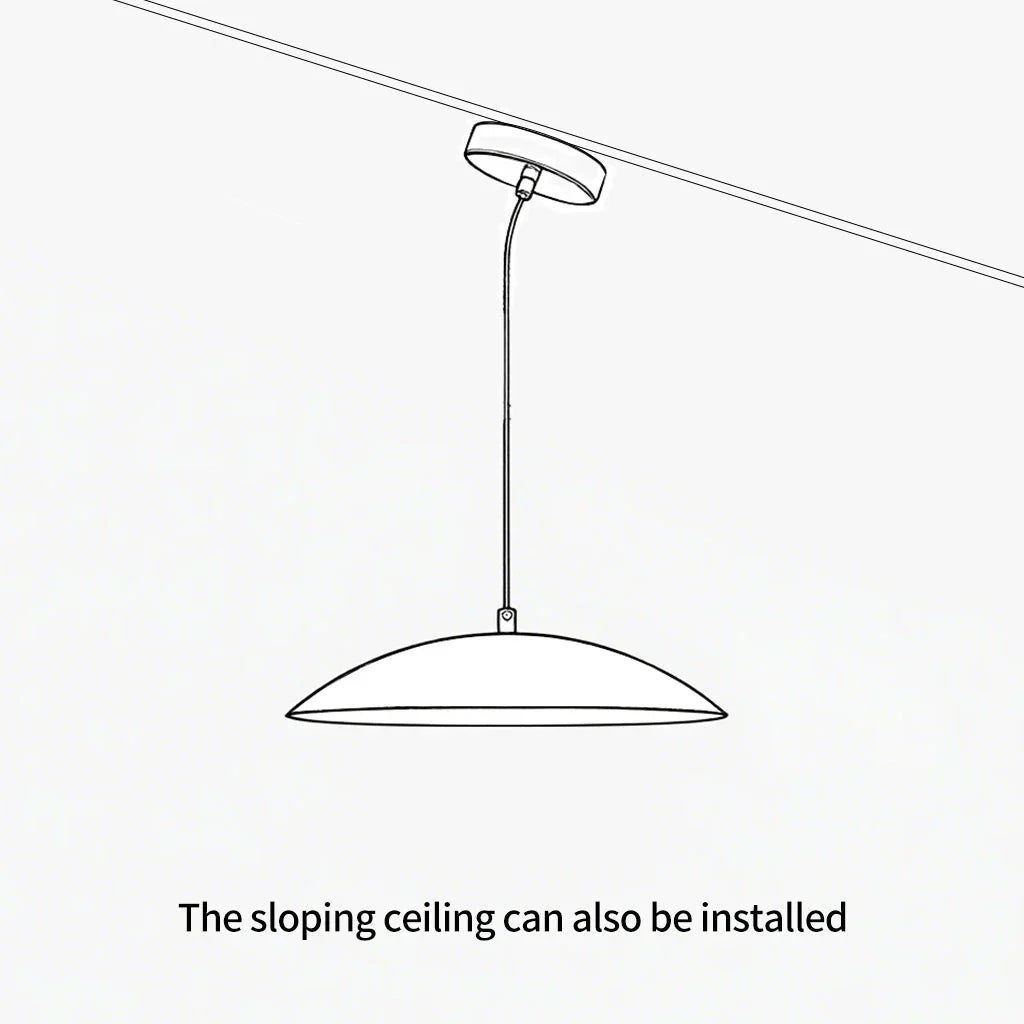 Luxora Nordic Glass Globe Pendant Light, Modern Hanging Lamp for Kitchen & Dining Room