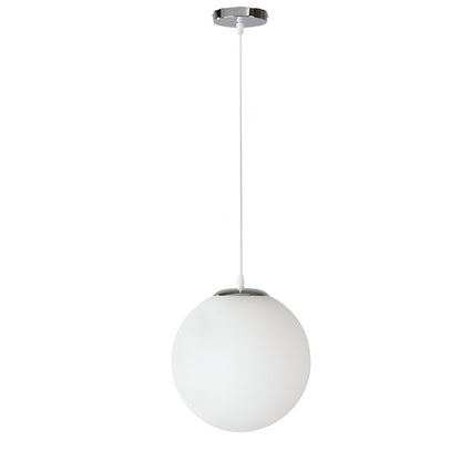 Nordic Globe Milky Glass Pendant Light 2