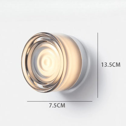 Nordic Luxury Minimalist Circular Wall Lamp Modern Hotel Background Wall  Lighting Porch Aisle Background Bedroom Wall Lamp 16