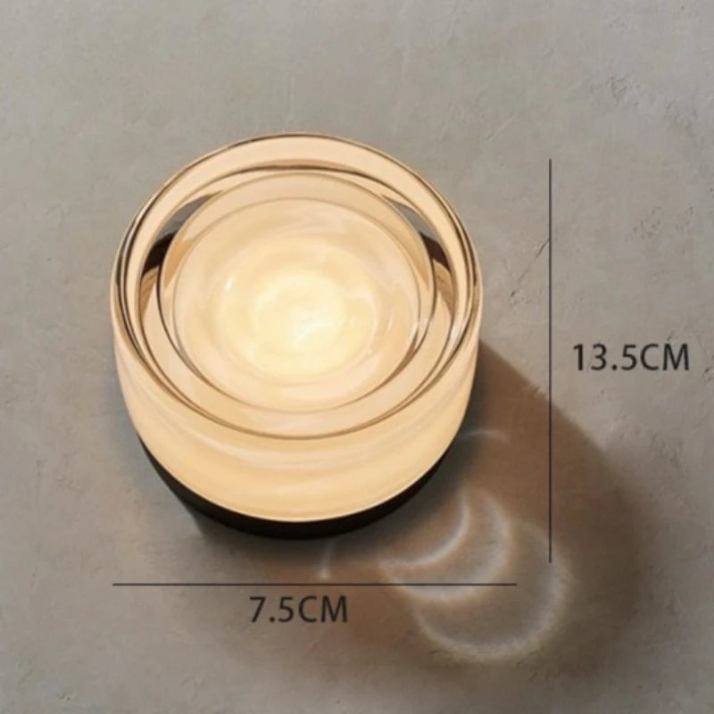 Nordic Luxury Minimalist Circular Wall Lamp Modern Hotel Background Wall  Lighting Porch Aisle Background Bedroom Wall Lamp 17