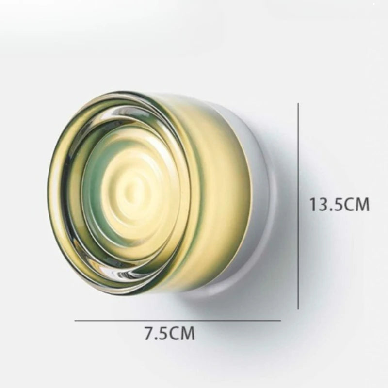 RoyaleGlow Nordic Luxury Circular Wall Lamp - Modern Wall Light for Bedroom and Hallway