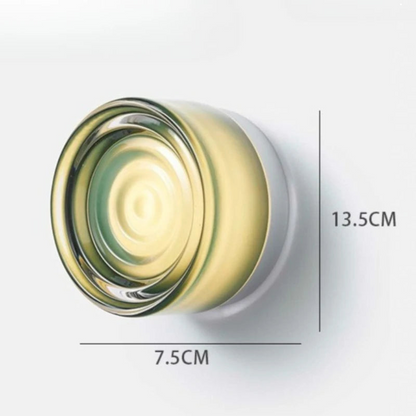 RoyaleGlow Nordic Luxury Circular Wall Lamp - Modern Wall Light for Bedroom and Hallway