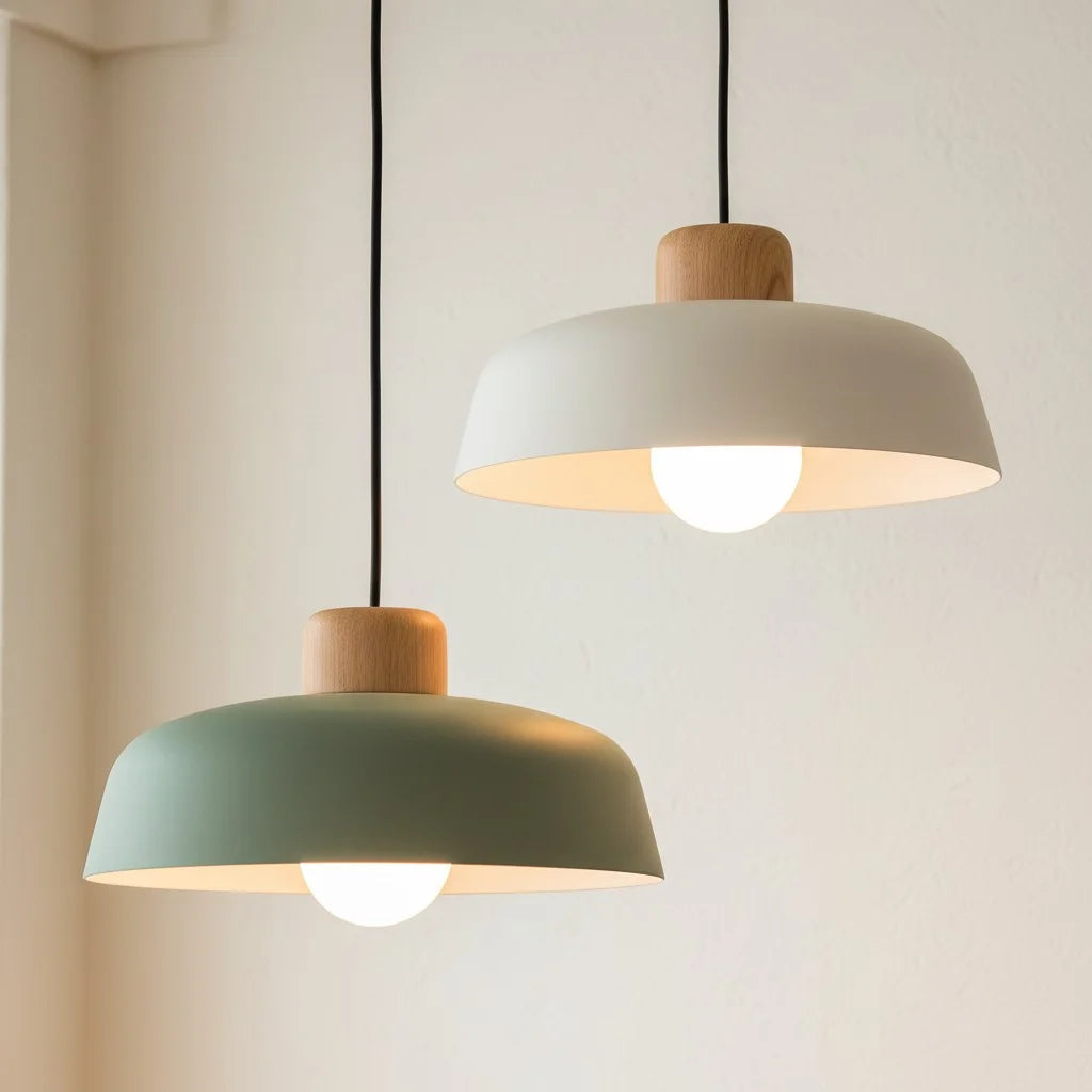 Nordic Minimalist Smooth Bowl Pendant Light 0