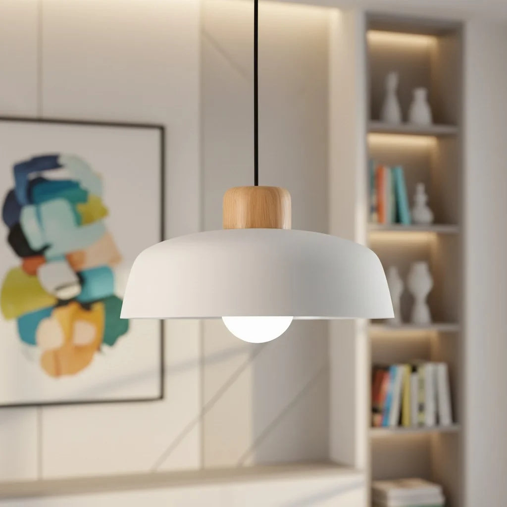 Nordic Minimalist Smooth Bowl Pendant Light 4