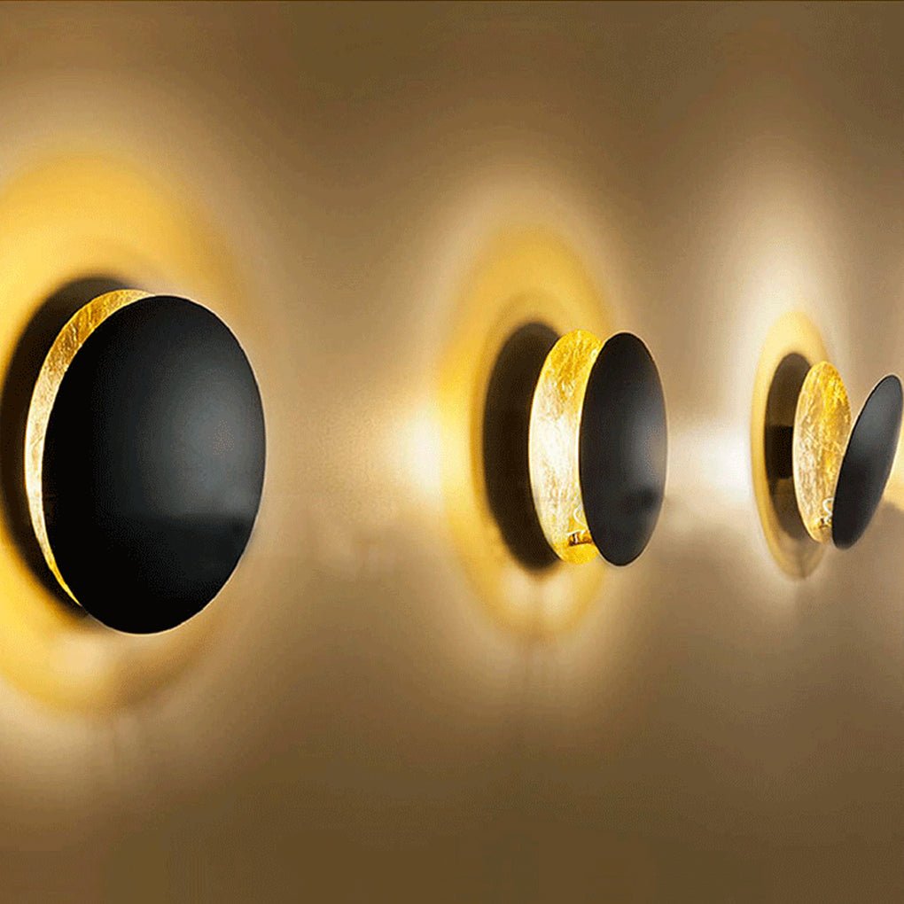 Nordic Minimalist Unique Rotatable Moon-like Design LED Wall Lamp for Bedside Aisle Stairs 1