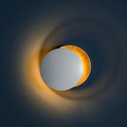 Nordic Minimalist Unique Rotatable Moon-like Design LED Wall Lamp for Bedside Aisle Stairs 3