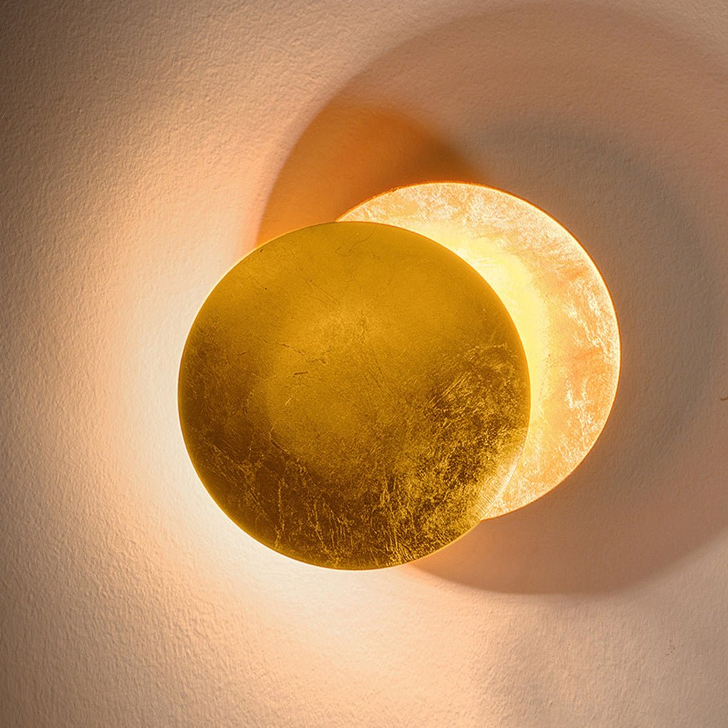 Nordic Minimalist Unique Rotatable Moon-like Design LED Wall Lamp for Bedside Aisle Stairs 6
