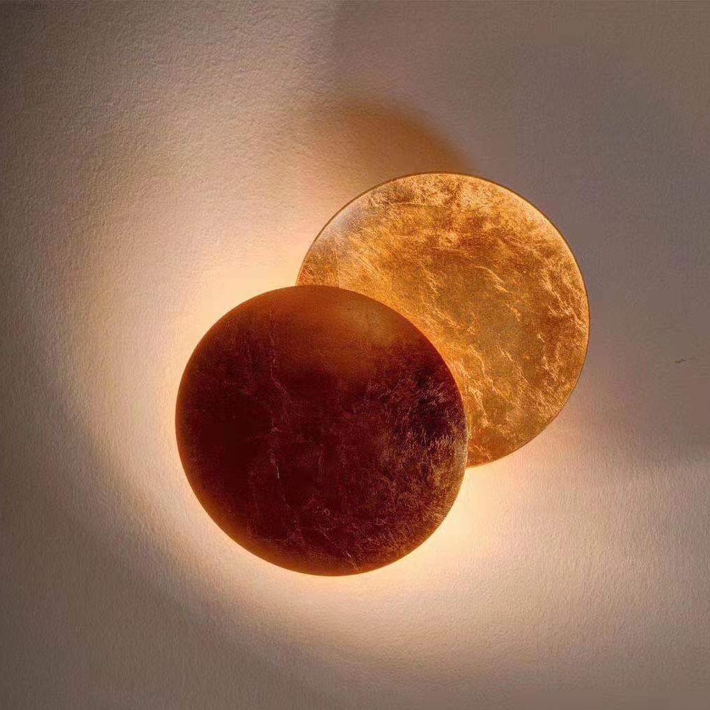 Nordic Minimalist Unique Rotatable Moon-like Design LED Wall Lamp for Bedside Aisle Stairs 7
