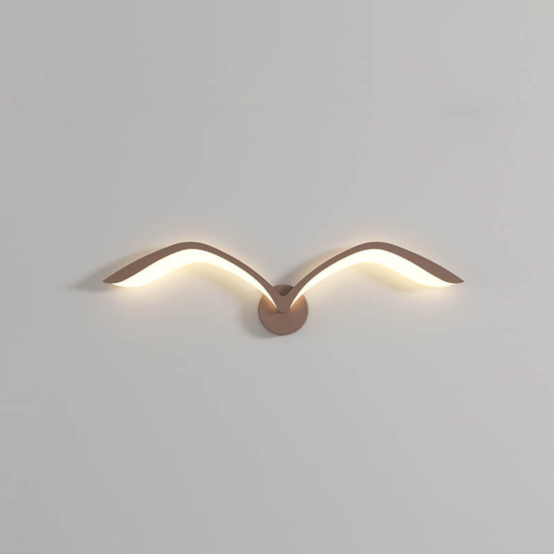 Nordic Seagull LED Wall Sconce with Scandinavian Minimalist Design 0